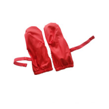 Roten PU Regen Fausthandschuh für Baby/Kind